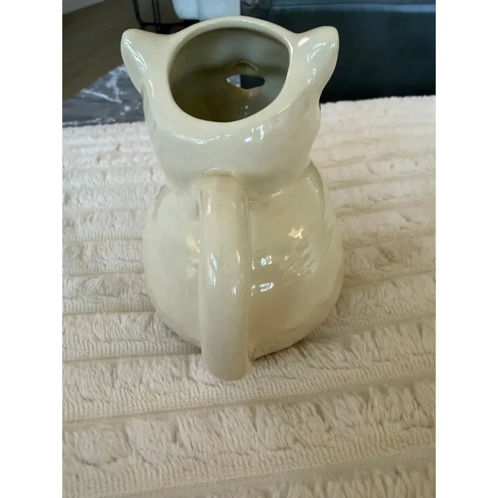 Vintage Shawnee Pottery Puss n Boots Cat Creamer Pitcher USA 1940s Mid Century